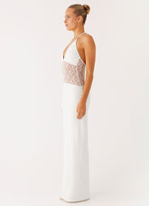 Enchant Lace Maxi Dress - Ivory